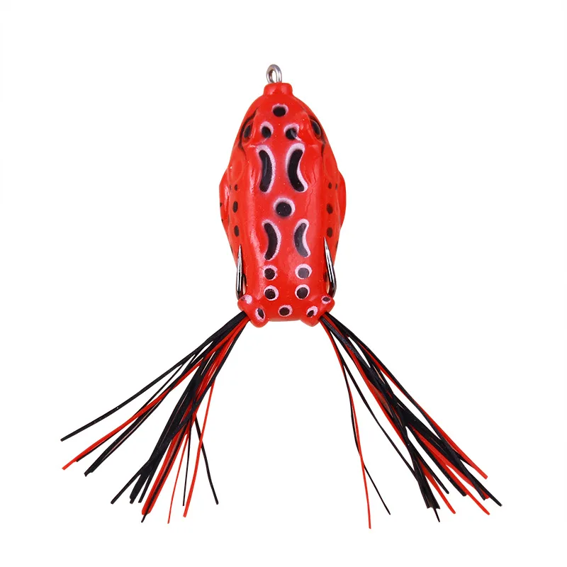 High quality 7g 10g 13g simulation egg frog soft bait with double hook