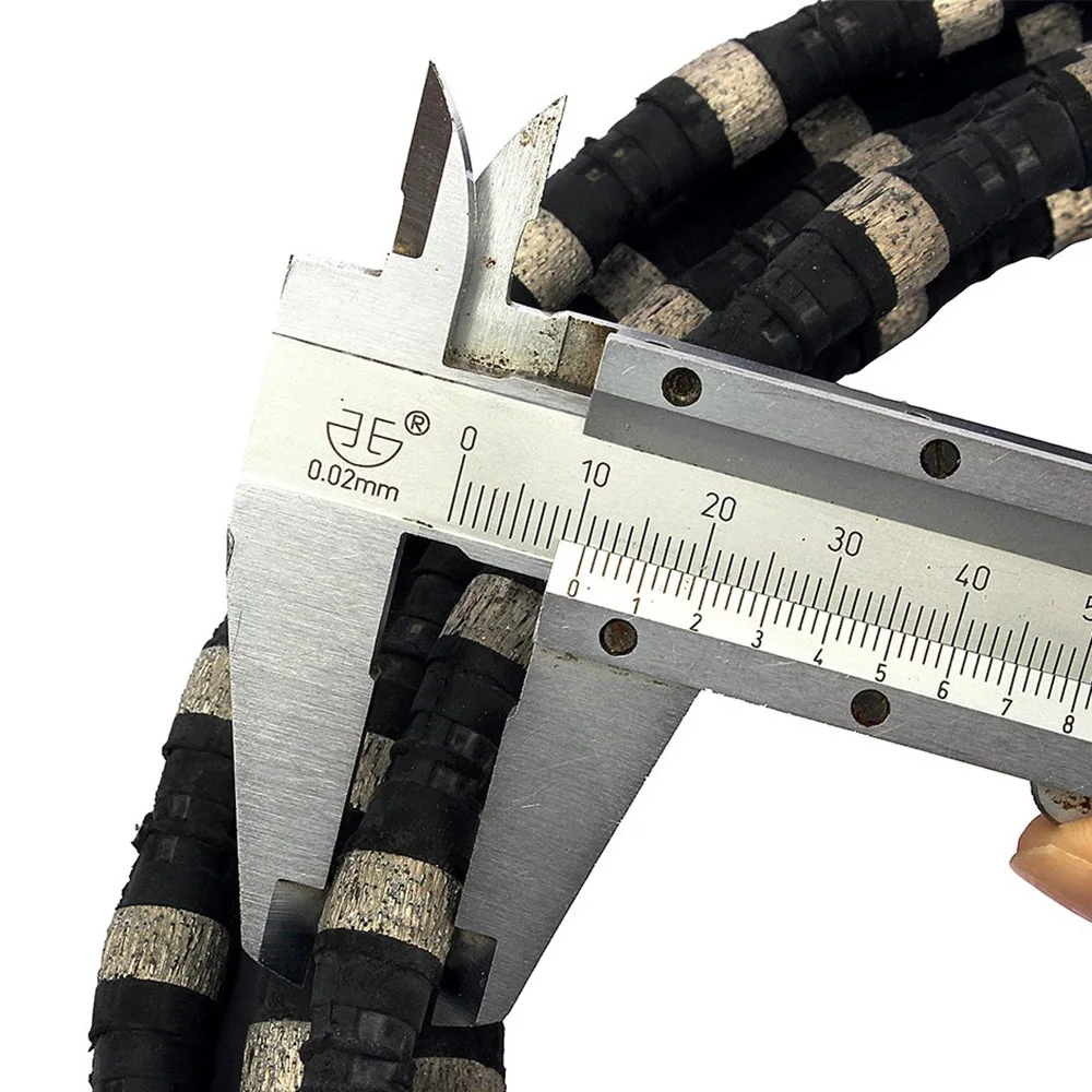 Sintered Beads Mining Rope Diamond Wire Saw Rope for Quarrying and Cutting Granite and Marble