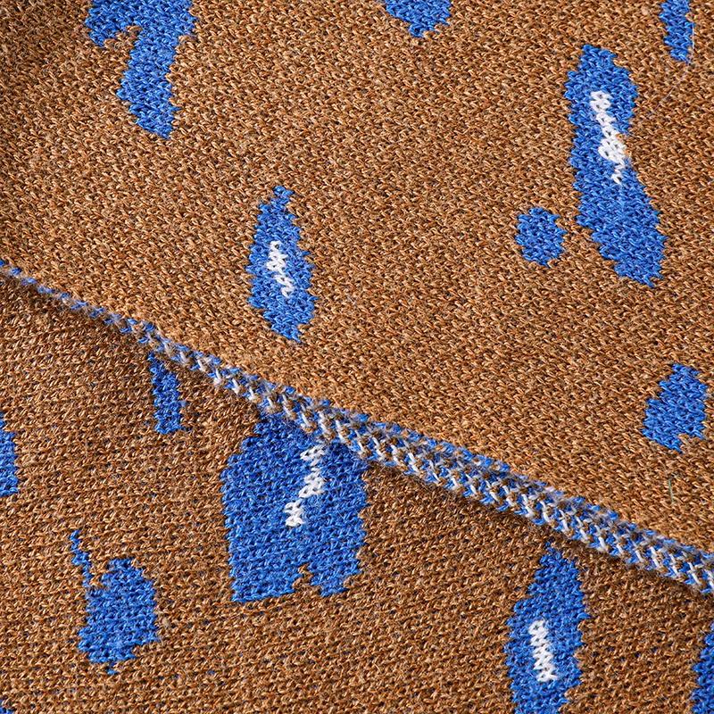 
Wholesale high quality oem custom pattern wool maxi long sweater skirt 