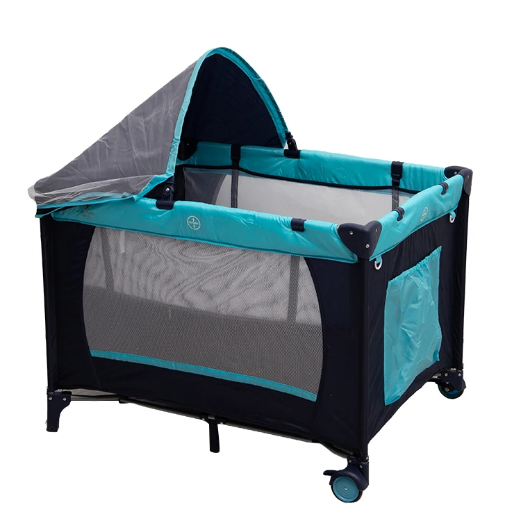 Toddle Bed One Minute To Installation With Removeable baby crib With Brake Wheels