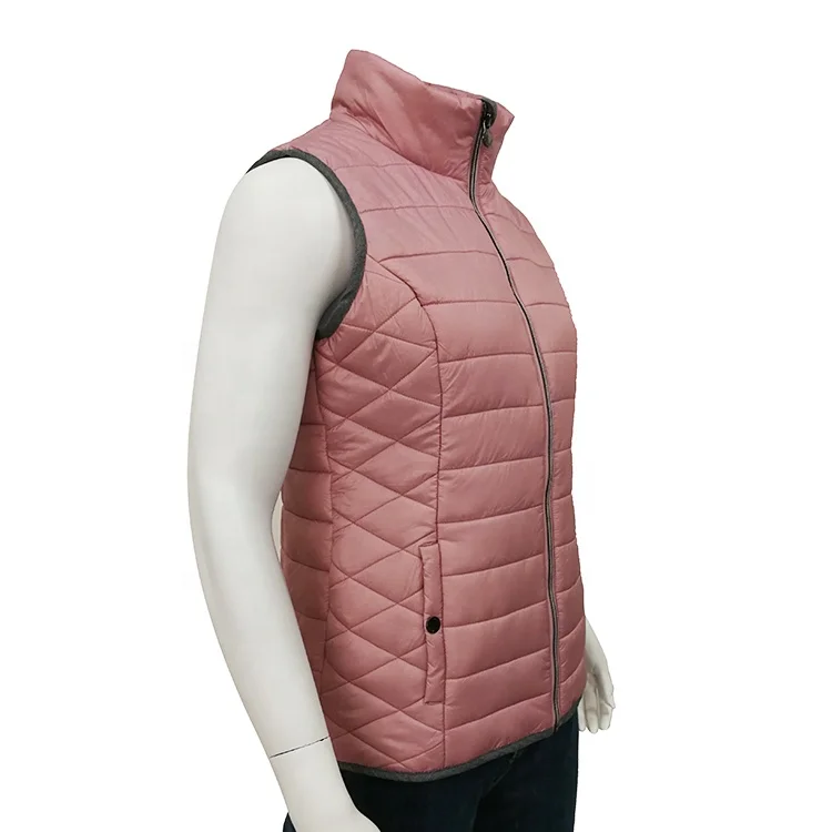
Custom winter outdoor heating hunting padding vest women 