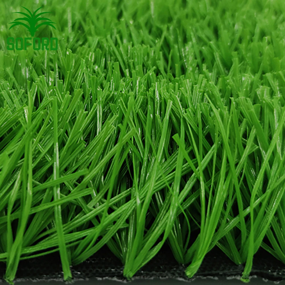 New design customized U shape 50mm high sports artificial grass synthetic lawn for football fields