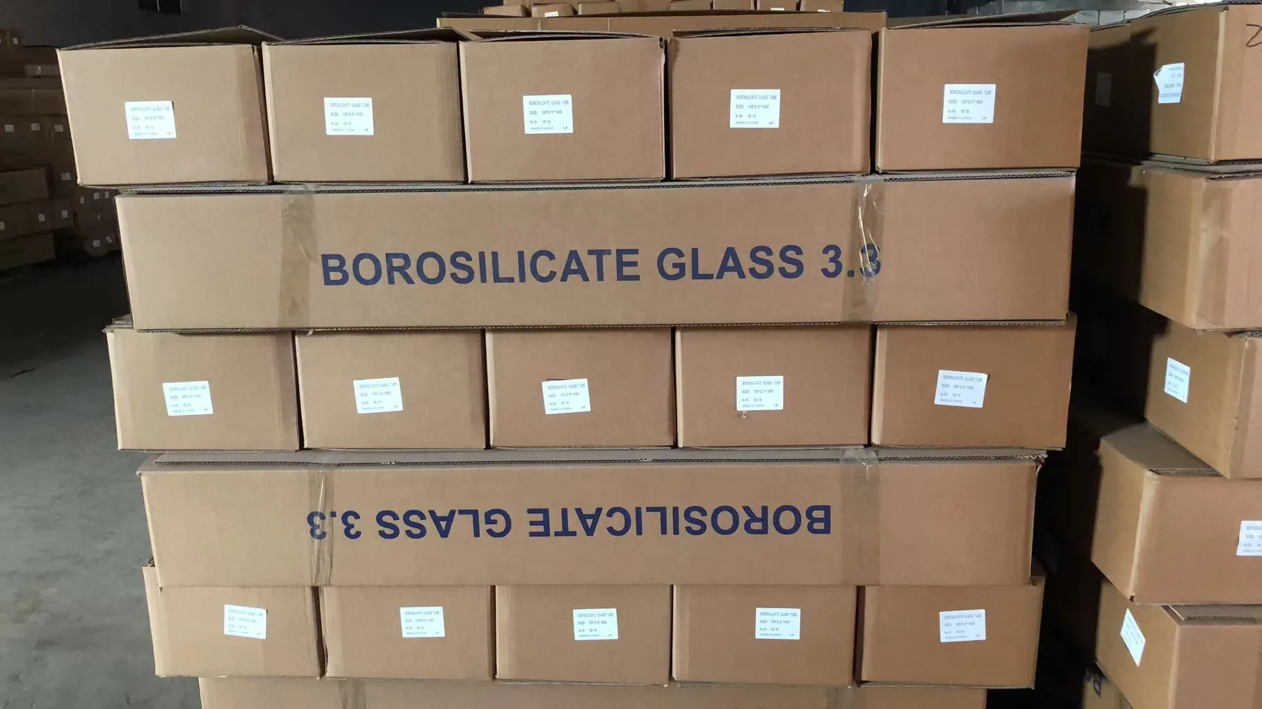 Factory Supply 15mm diameter Pharmaceutical borosilicate glass tube 3.3 borosilicate glass cylinder tube