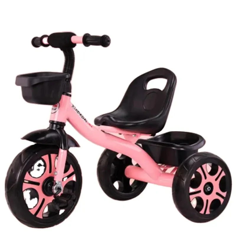 Top sale multi-function baby tricycle ride on car 3 in 1 children 3 wheels bike with train wheel toddler stroller toy kids trike