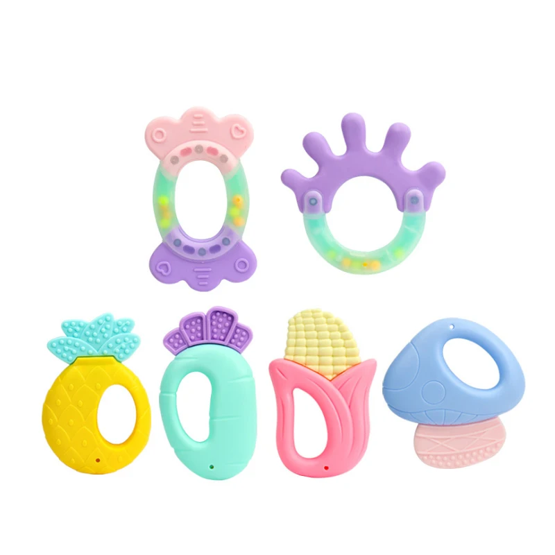BPA Free Silicone Baby Teether Teething Accessories Toy for Babies
