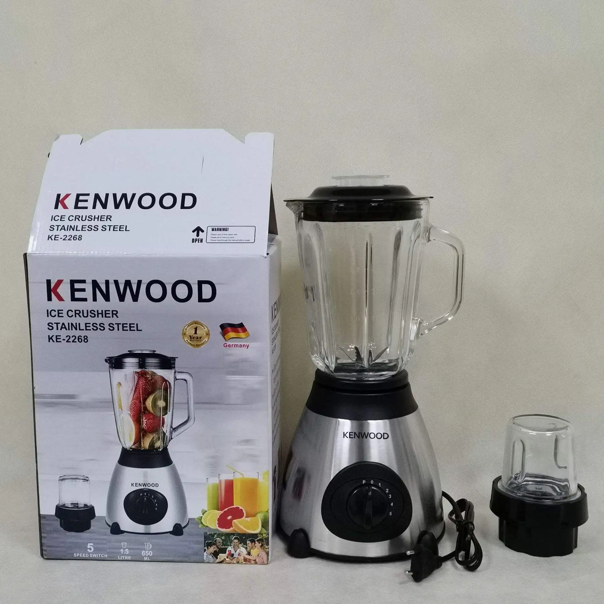 Stainless steel glass grinder multifunctional home kitchen appliances electric fruit smoothie mixer food juicers and blenders