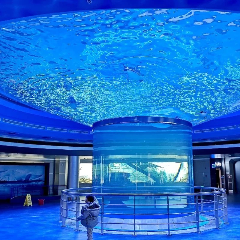 customized large acrylic aquarium manufacturer acrylic fish tank for shopping mall/restaurant/office/hotel