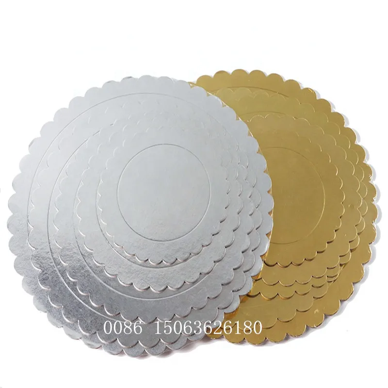 10 Inches Cake Bakery Packaging Box White High Quality Paper Box with Handle Cake Board and Window Cake Package