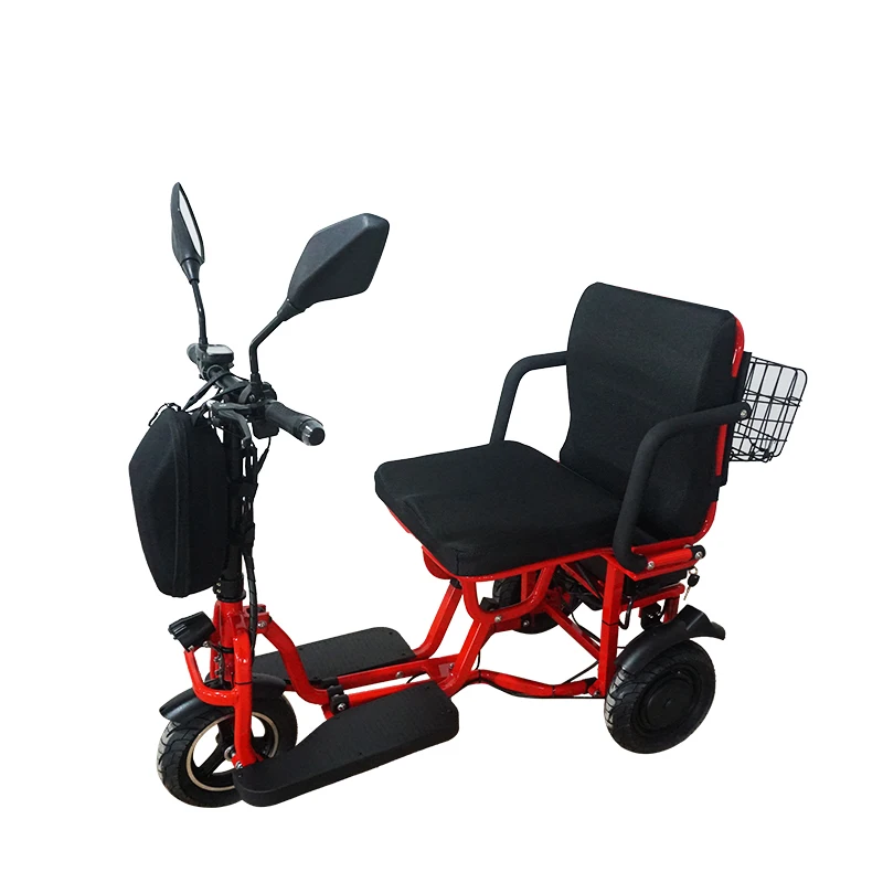 Eu & Usa Warehouse Basket 3 Wheel Electric Mobility Scooter For Adult Old People