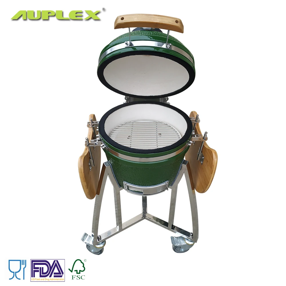 AUPLEX 16' Portable OEM Ceramic Kamado BBQ Smoker Cooking outdoor grill kitchen bbq