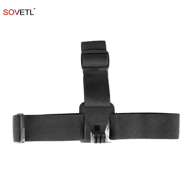 Adjustable elasticity head strap mount camera accesorio go pro head strap