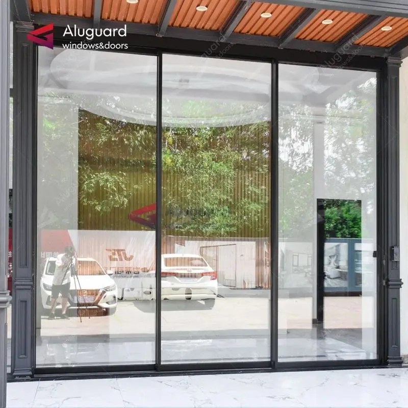 American Standard Automatic Sliding Door System Automatic Sliding Door Motor Balcony Automatic Smart Sliding Door Sensor
