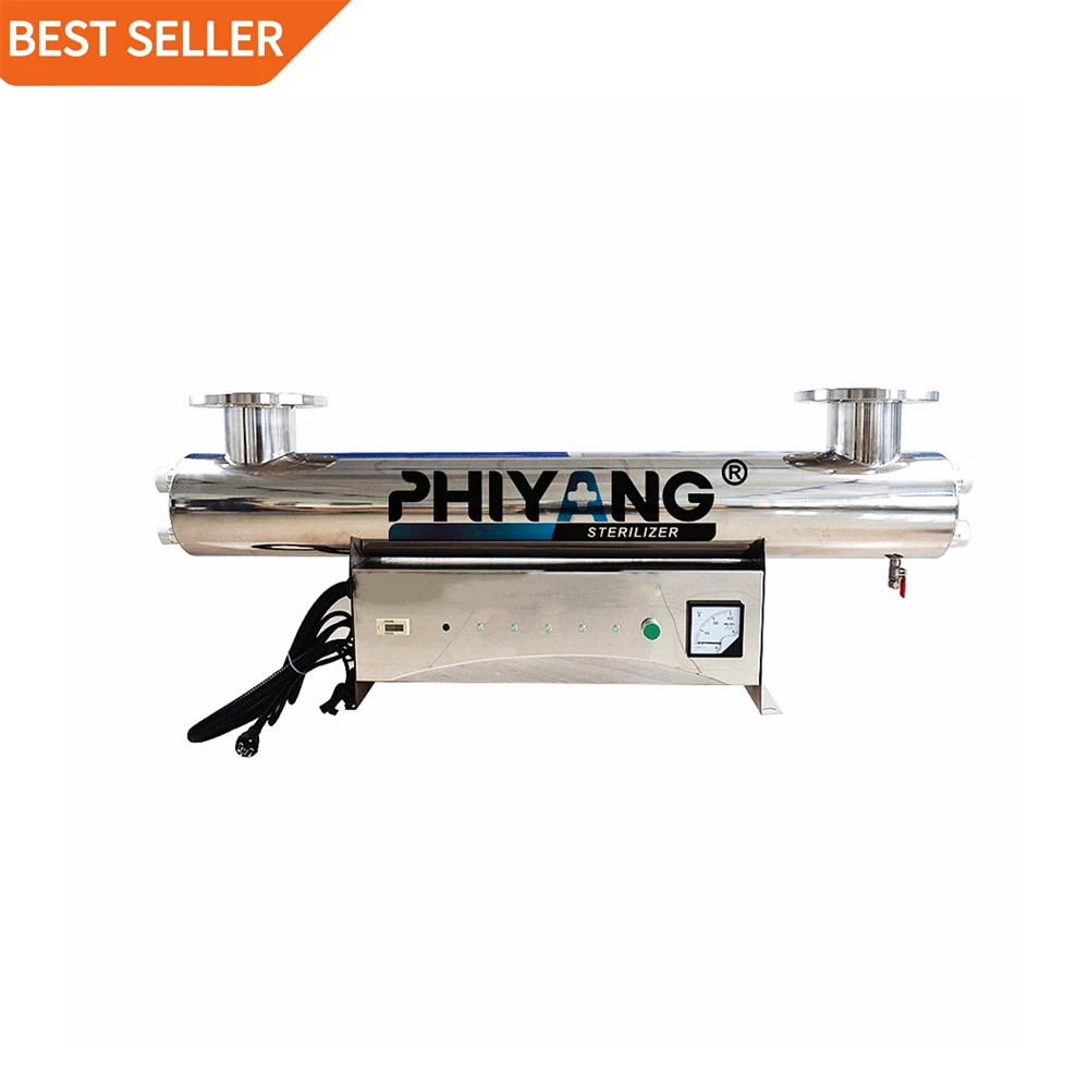 Water Treatment Machine 96GPM 440W 254nm Stainless Steel  Water Purification System For Water Storage Tank