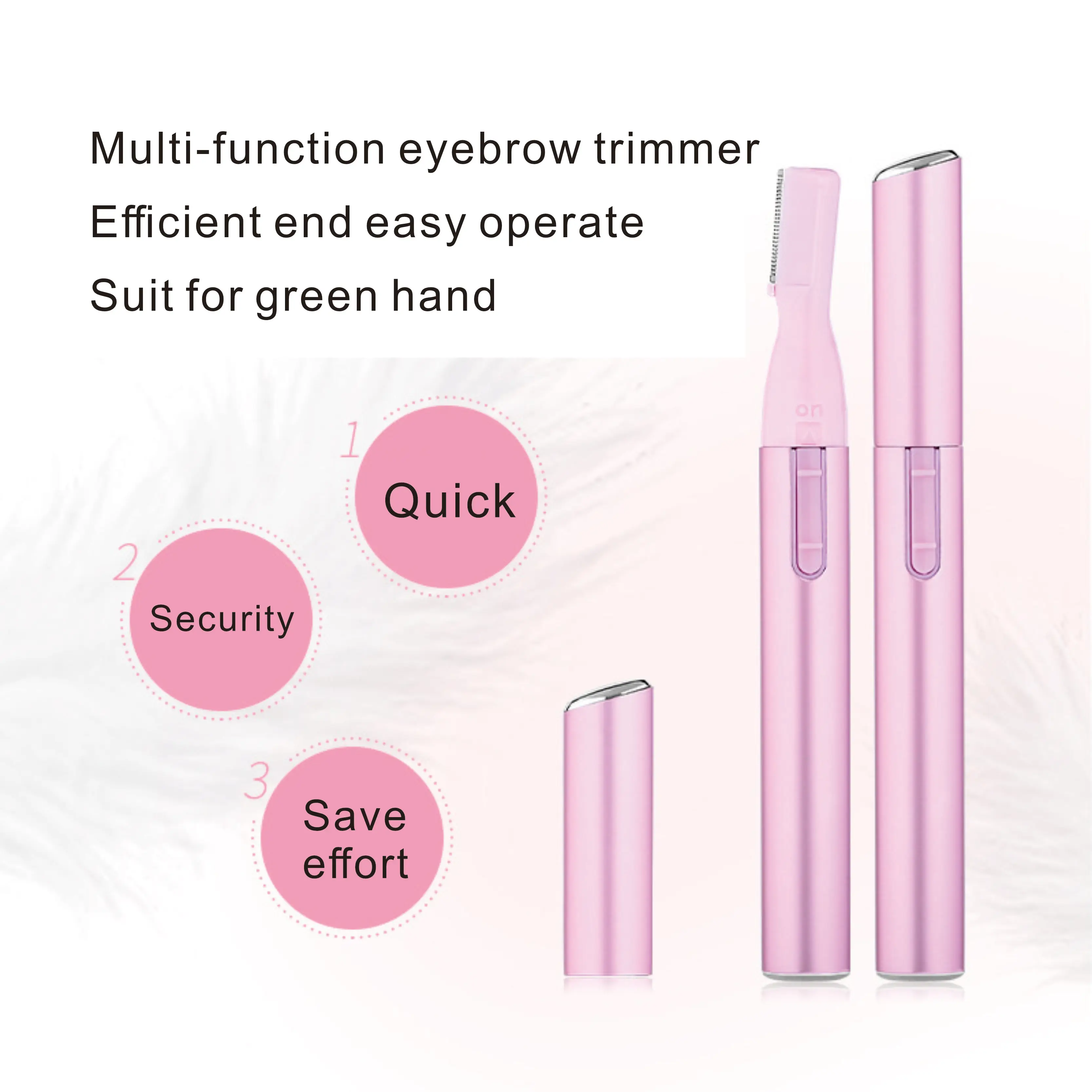 2021 Best Selling Mini Rechargeable Painless Razor Electric Eye Brows Eyebrow Trimmer