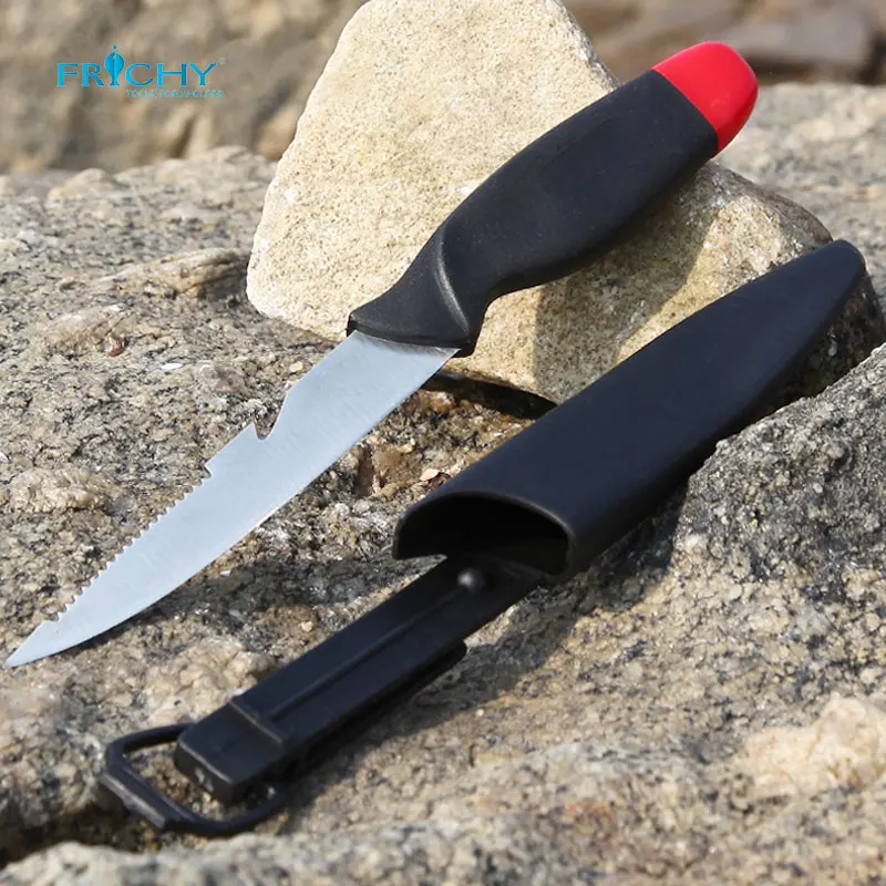Outdoor Camping Non-Slip Soft Handle Fin Cutting Kitchen Fishing Floating Fillet Knife With PP Handle