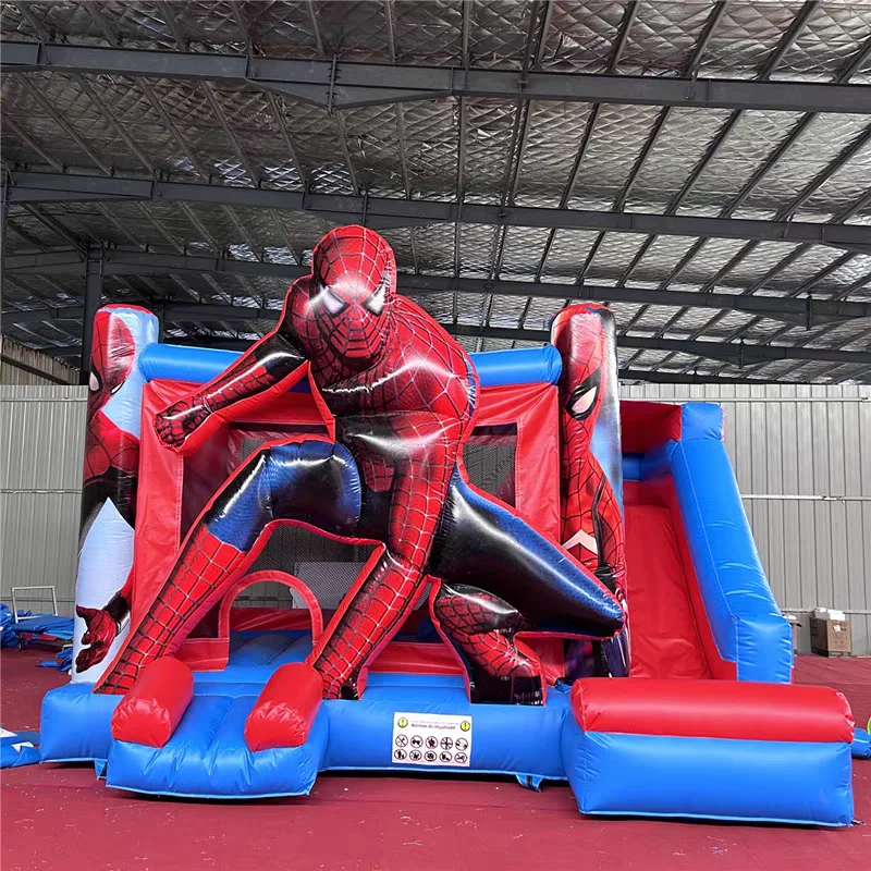 Outdoor Games Commercial Inflatable Bounce House Spiderman Bouncy Castle Inflatable Castle And Indoor Amusement Equipment