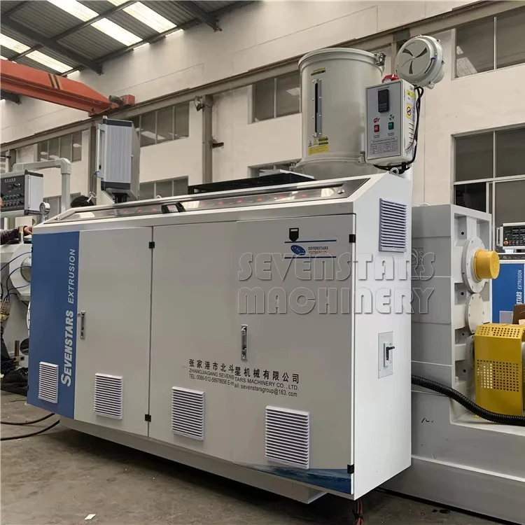 Automatic Plastic PE HDPE PPR Plastic Pipe Production Line Making Machine Machine with Pump Motor  Engine Core Components