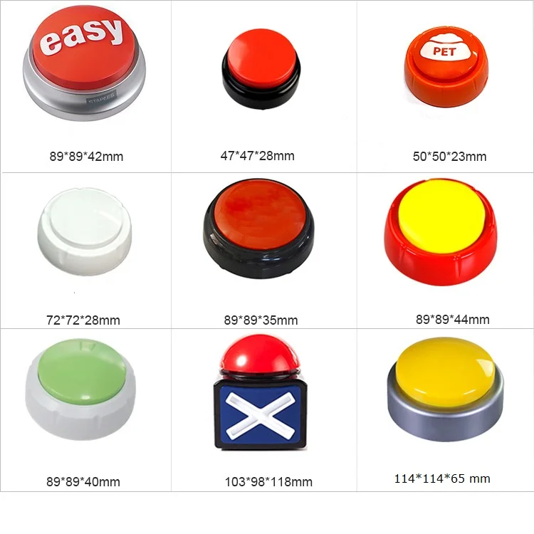 dog talking button set with mat and box customized OEM ODM BOX PACKAGE FUNCTION make a new mold