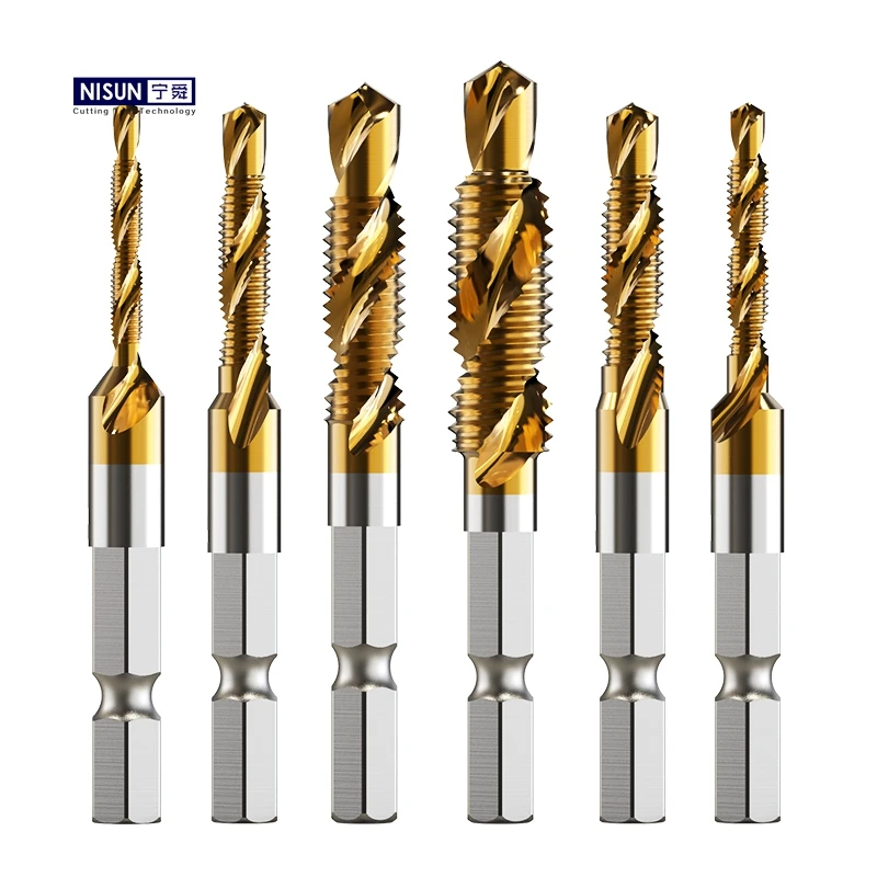 Custom thread tapping drill tungsten alloy thread tap drill set for CNC Machining manufacture custom tungsten steel step