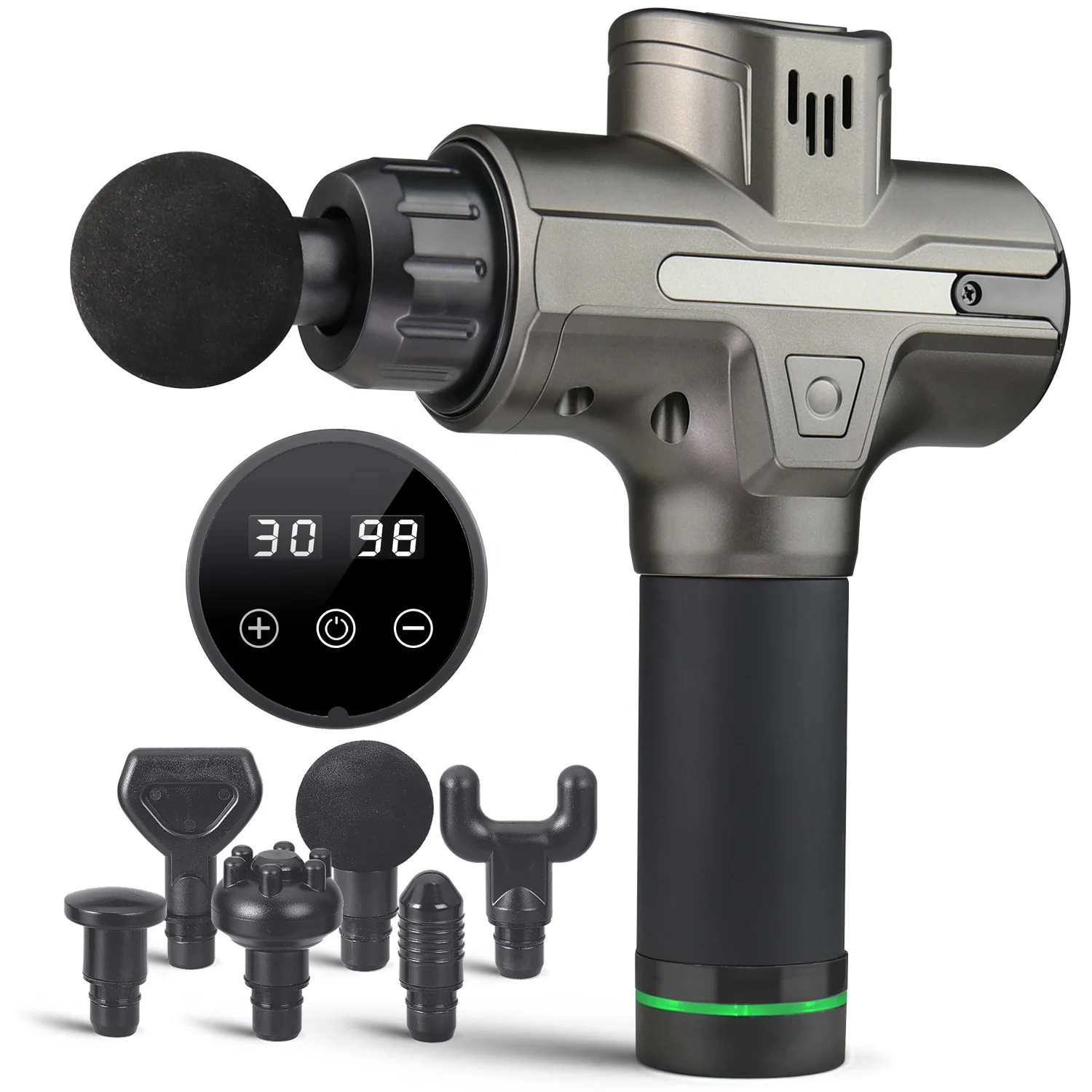 2022 Новое поступление 2500 мАч литиевая батарея 30 скоростей Портативный Массажный пистолет Мощный дешевый китайский массажный пистолет на заказ для Atheletes