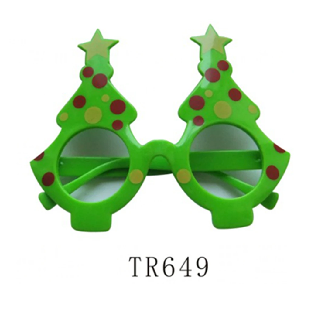 Xristmas Snow Santa Tree Costume Funny Glasses Make Up Accessories