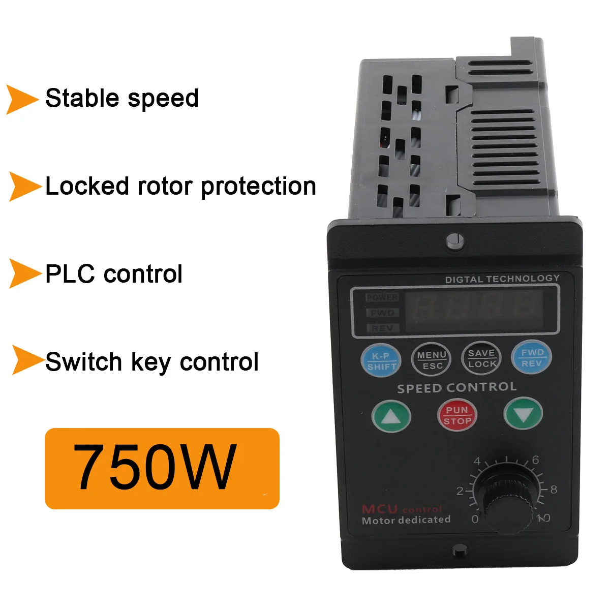 750W 1-99HZ Variable Frequency Drive Inverter Accuracy Speed Control Electronic Controller for Electric Motor