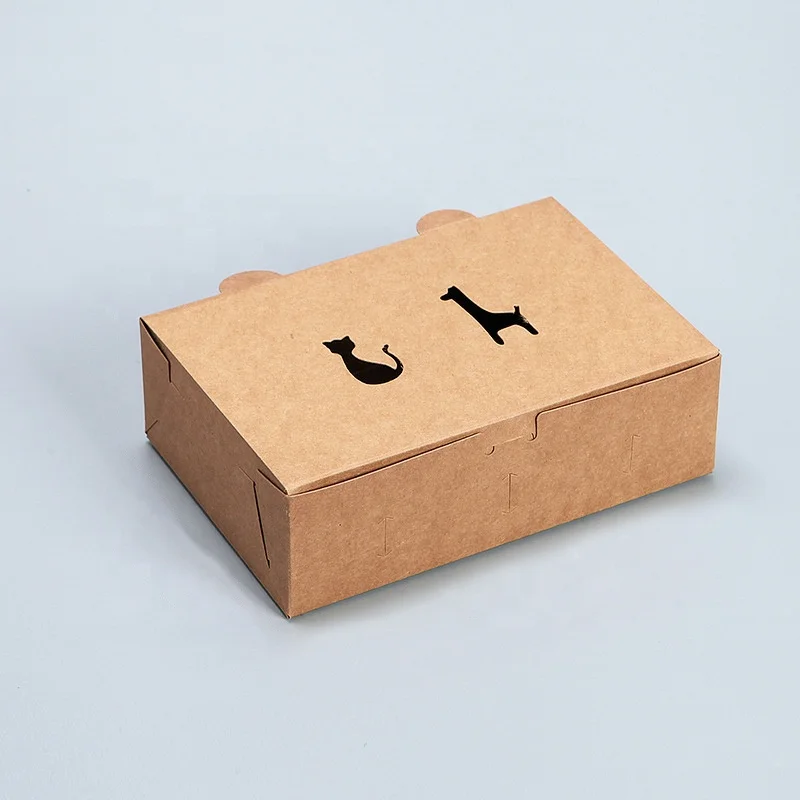 waterproof and greaseproof roasted chicken box Wholesale custom takeaway kraft paper chicken box