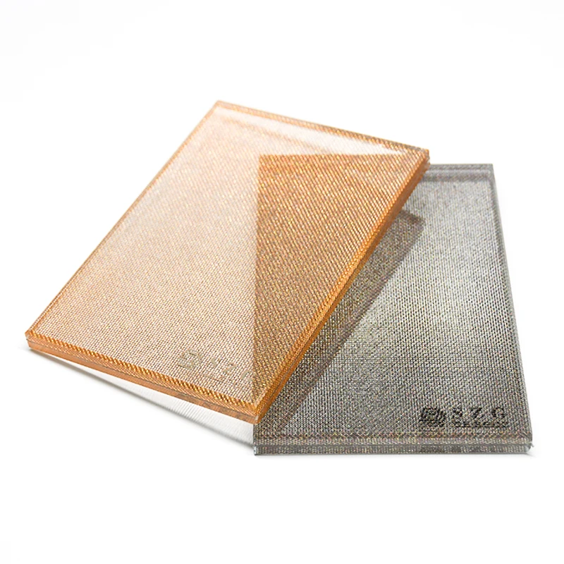 China Glass Supplier Fabric Laminated Glass Decorative Fabric Metal Mesh Fabric for glass laminated