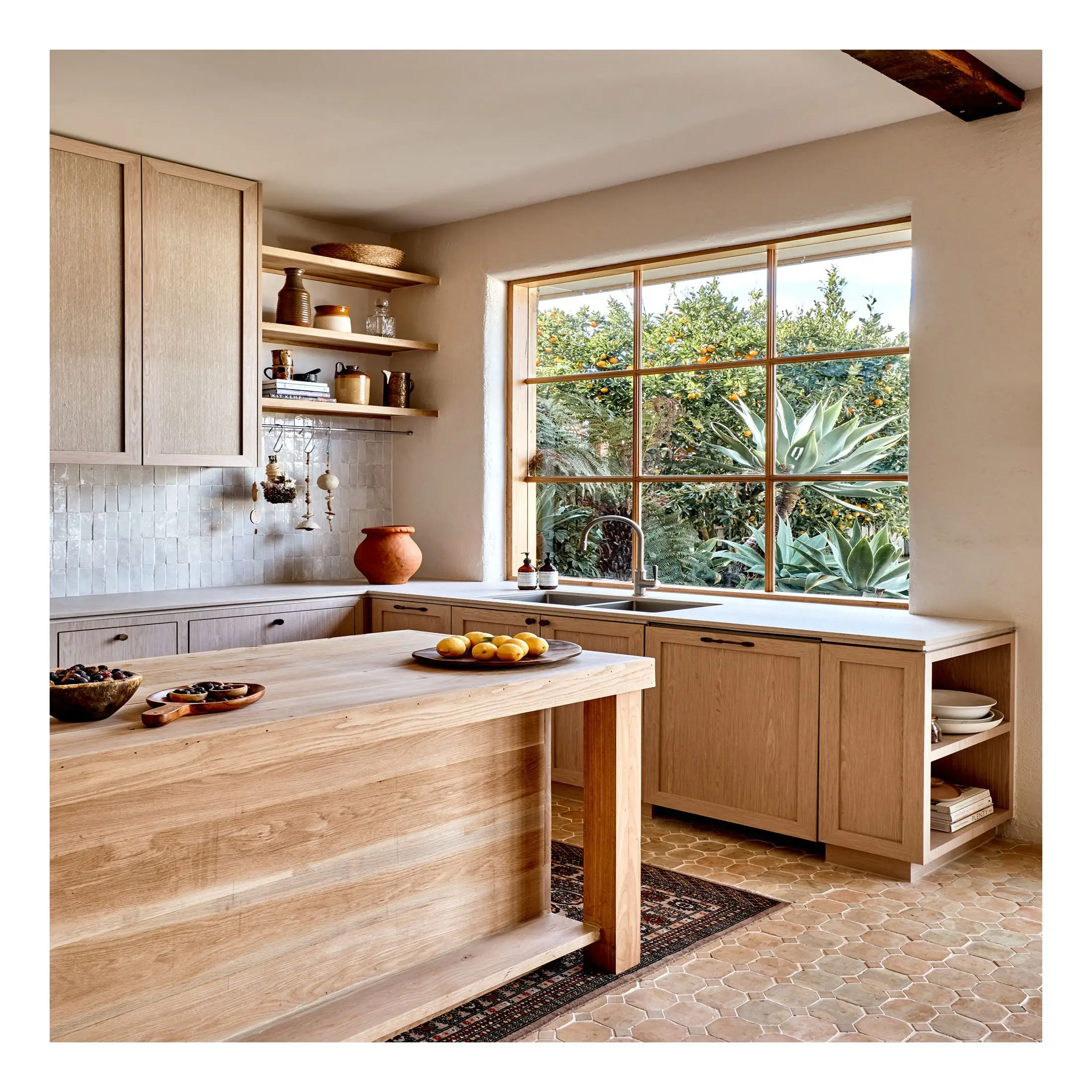 Opma High Quality Design Custom Kitchen Cabinet wood kitchen furniture reclaimed wood furniture