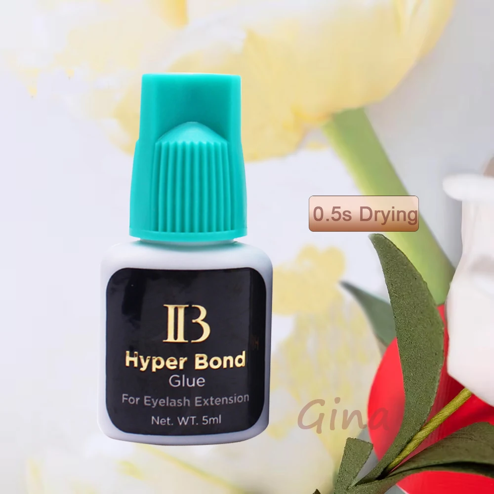 OEM ODM 0.5s fast drying Korea eyelash extension glue adhesive IB Hyper Bond glue customize low irritation lash IB adhesive