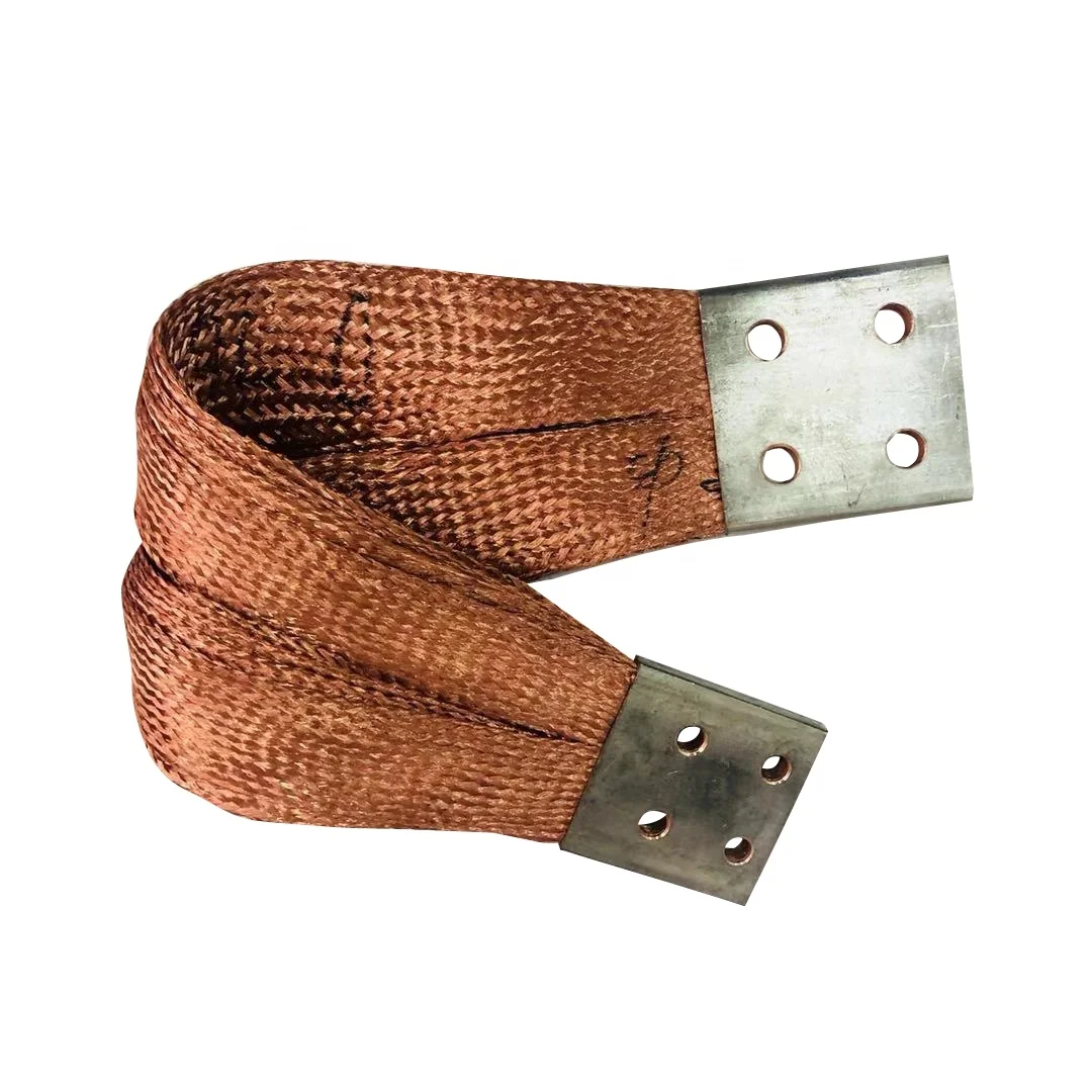 2023 Top Selling Flexible Copper Braided Wires Copper Connectors Earthing Connection