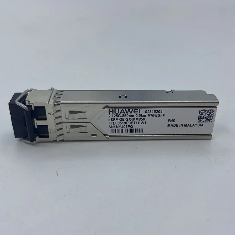 SFP module 02315204 Huawei Fiber Optic Transceivers 2.125G-850nm-0.5km-MM-ESFP