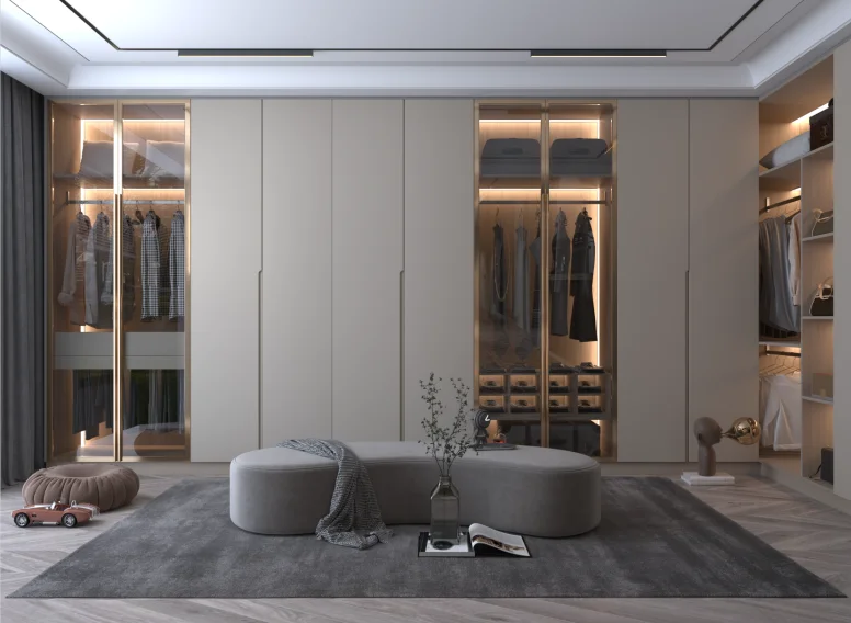 18mm 22mm 25mm Water Proof Powder Coating MDF Panel for furniture kitchen cabinet with customs size