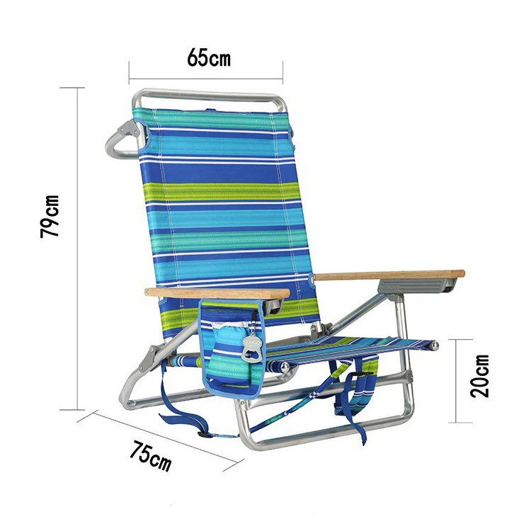 
Outdoor Lightweight Modern Oxford Beach Chairs Portable Backpack Beach Folding Chair 