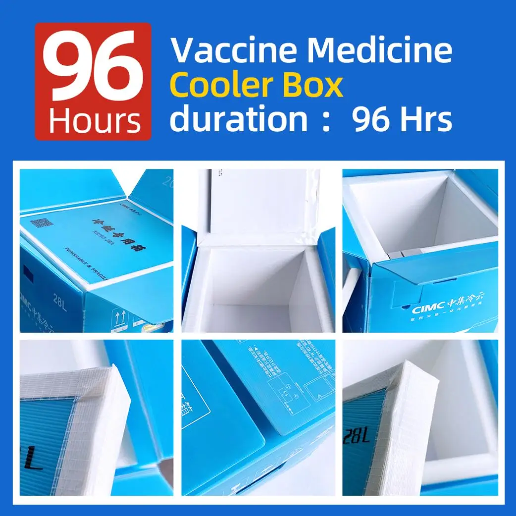 Reusable VIP Foam Insulated Vaccine Container Blood Sample Transport Cooler Box
