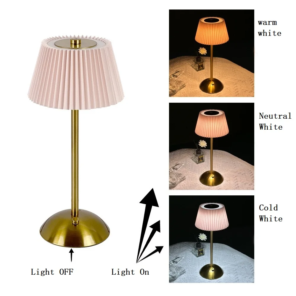 Creative USB 5V DC Dimmable Table Lamp For Desk Bedside Desk Decor Bar Night Light Holiday Party Gift Hotel
