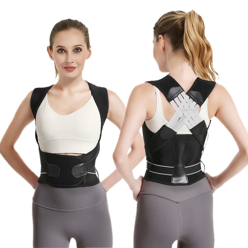 Manufacturer Wholesale Adjustable Lumbar Back Brace Support Shoulder Corrector Posture Corrector