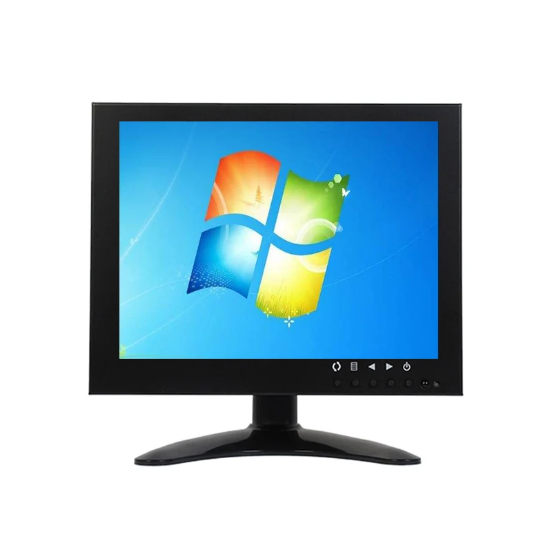 LED Backlight Industrial Security 8 Inch TFT LCD CCTV Monitor With BNC AV HDM I VGA Input