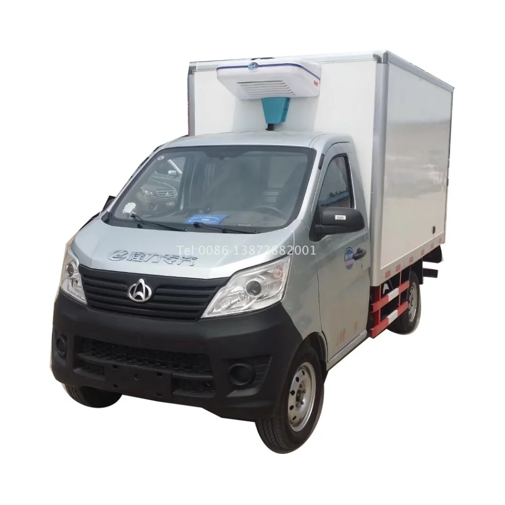  Прямая Заводская цена свежее овощное мясо-5 -18 градусов changan 1 тонна 2 тонны Морозильный холодильник