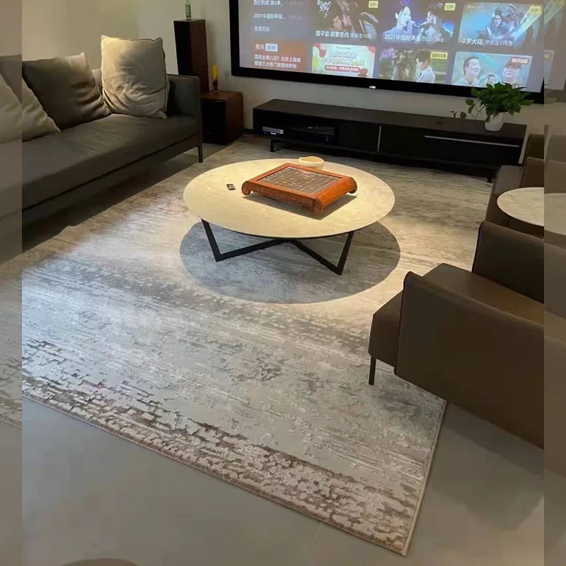 High Quality Rug Custom Large Area Hand Tufted Rug Bamboo Silk Viscose Carpet Living Room Modern Custom Color Carpet for Bedroom