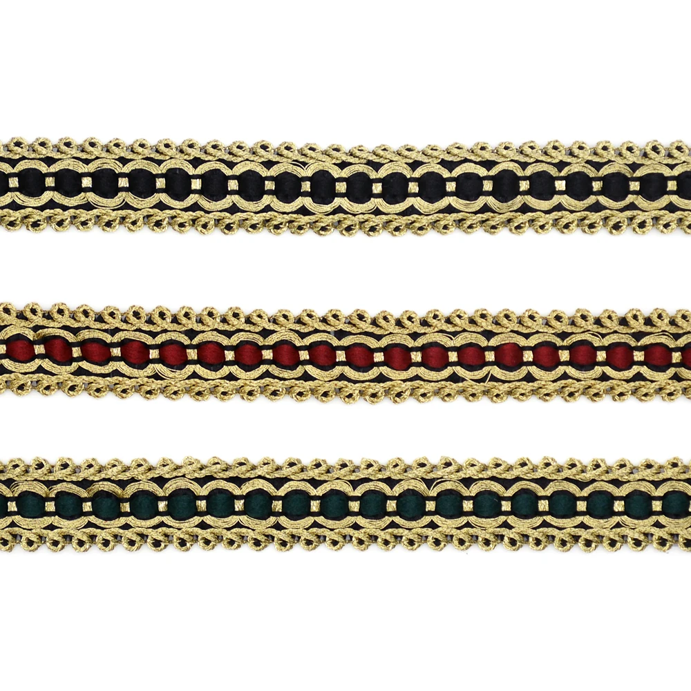 Lace Gimp Braid Trim Hot Selling Decorative Gold for 1000 Yards