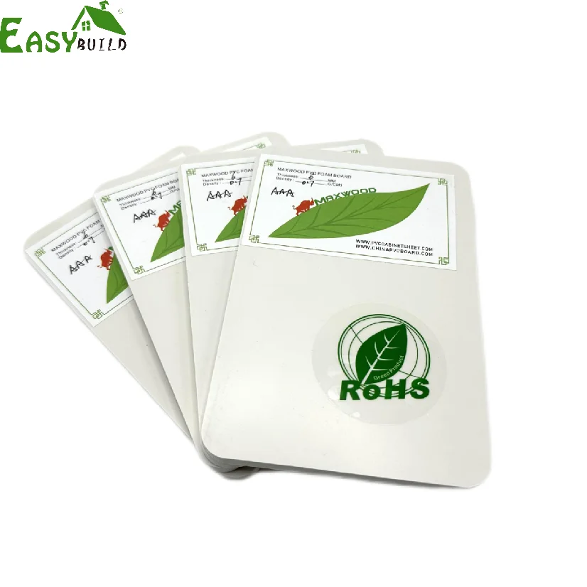 White 12mm 14mm 16mm PVC foam sheet for building board use