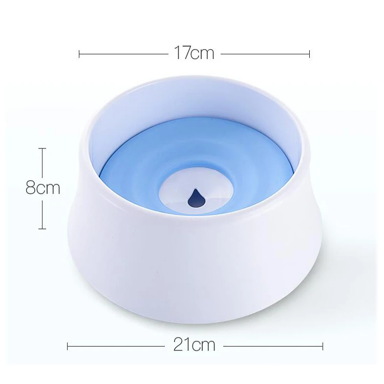 Dog Cat Splash Proof Water Feeding Bottle Floating Pet Slow Drinking Water Bowl