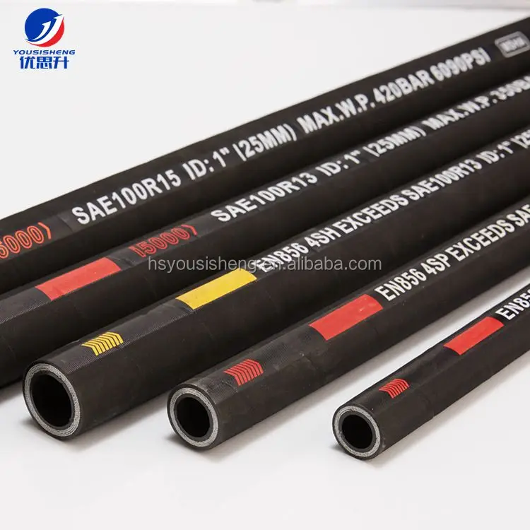 YSS Large diameter mechanical rubber pipe high temperature resistant excavator hose winding pipe