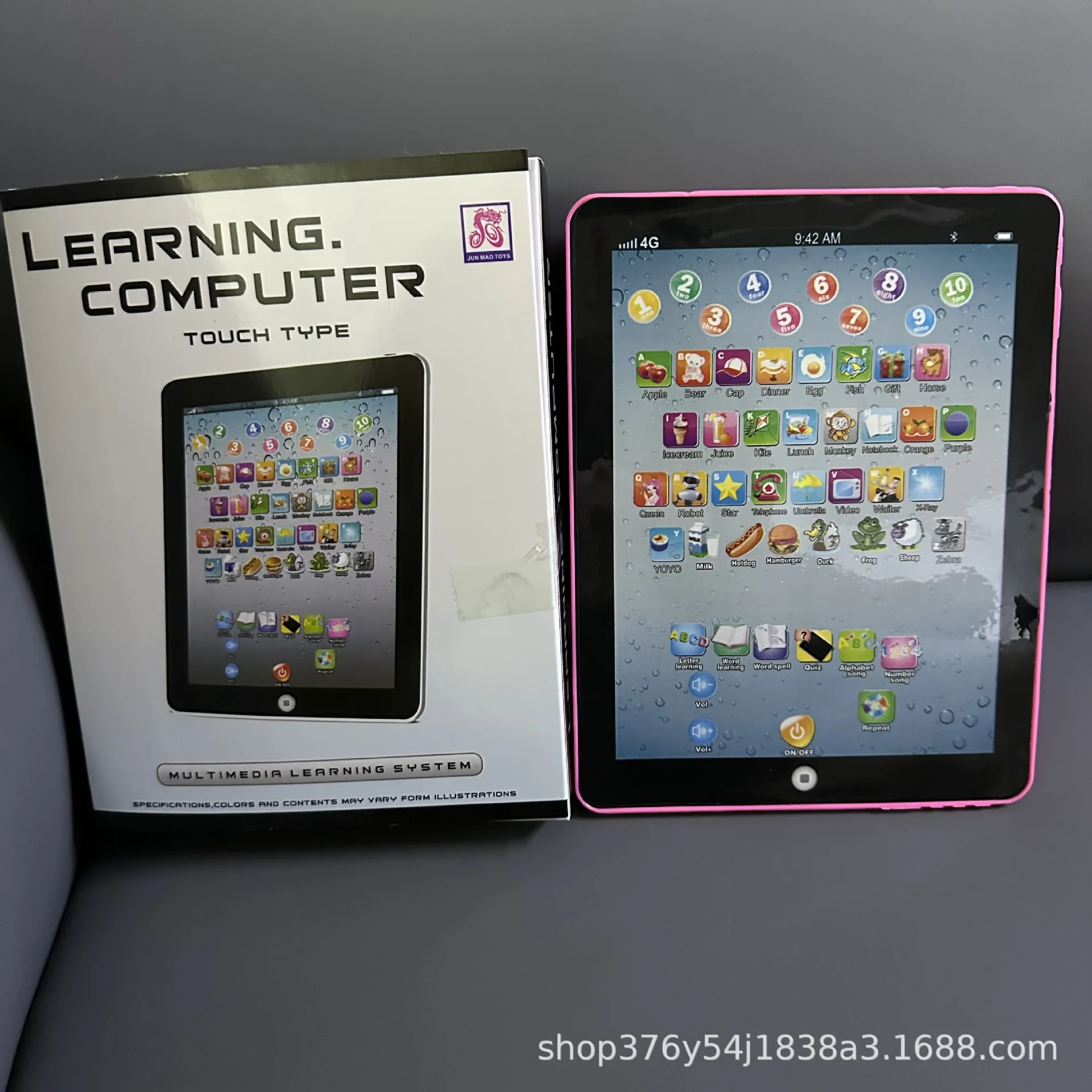 Children English Learning Machine Kids Toy Laptops Pc Tablet For Kids