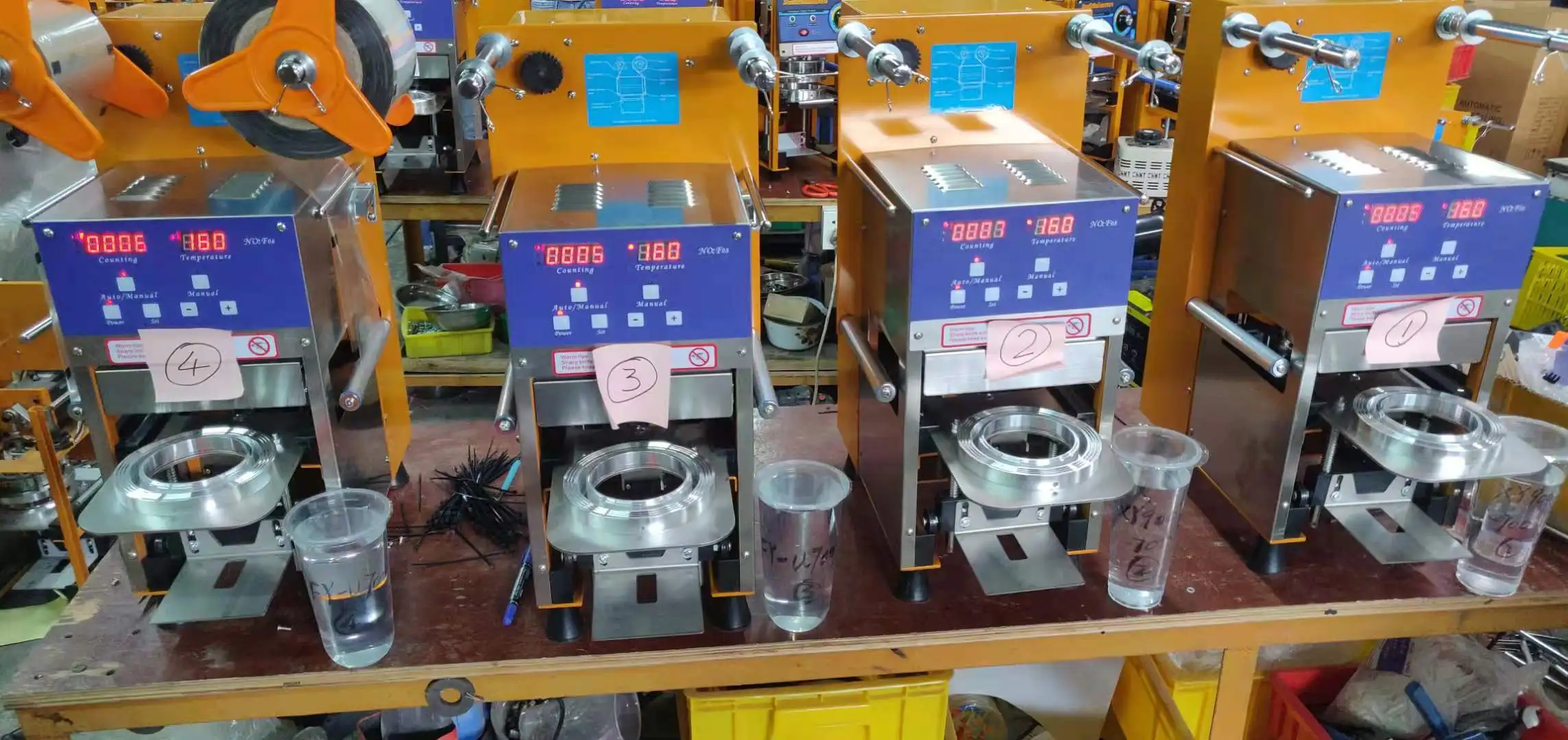 Manual Type Sealing Machine Automatic Cup Sealing Machine