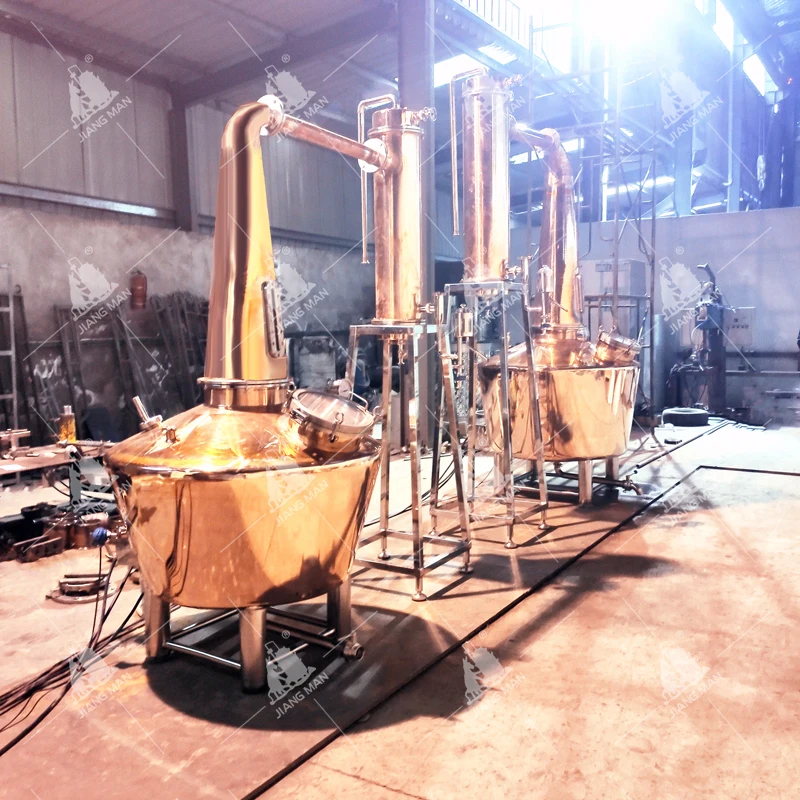fruit brandy distillery equipment 800l raki distiller