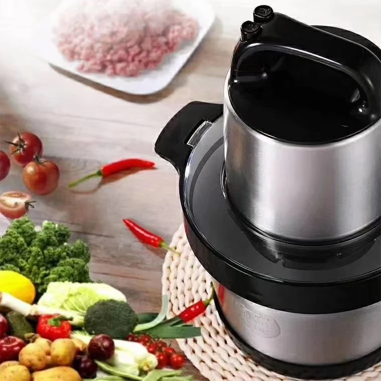 Hot sale 10/12L Large capacity stainless steel electric meat grinder Low noise meat grinder