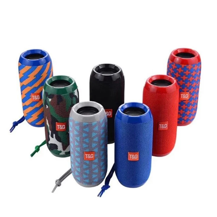 Portable TG117 Outdoor wireless Speaker big 3d subwoofer music player Fabric BT speakers Support TF/USB/Hands-free Call