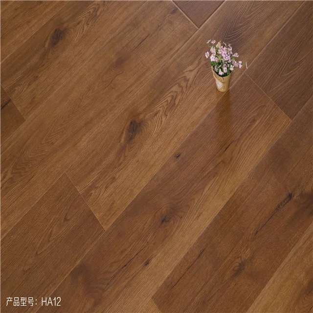 12mm hot sale American style dark oak color laminate flooring